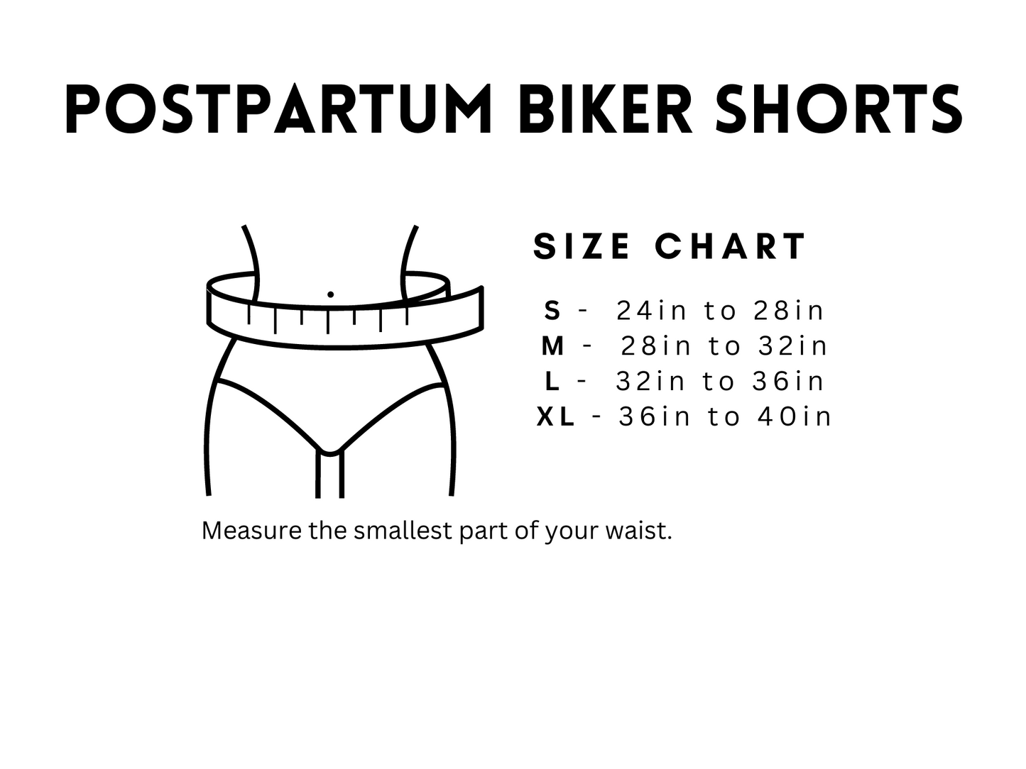 Postpartum Recovery and Tummy Control Biker Shorts
