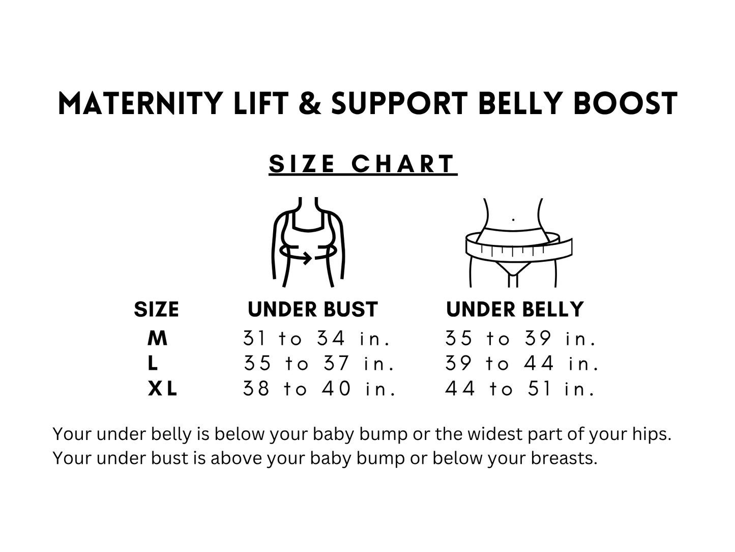 Maternity Lift and Support Belly Boost