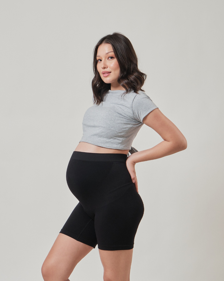 Maternity Lift and Support Biker Shorts