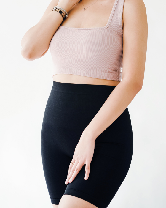 Postpartum Recovery and Tummy Control Biker Shorts