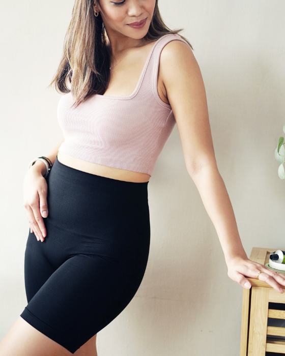 Postpartum Recovery and Tummy Control Biker Shorts