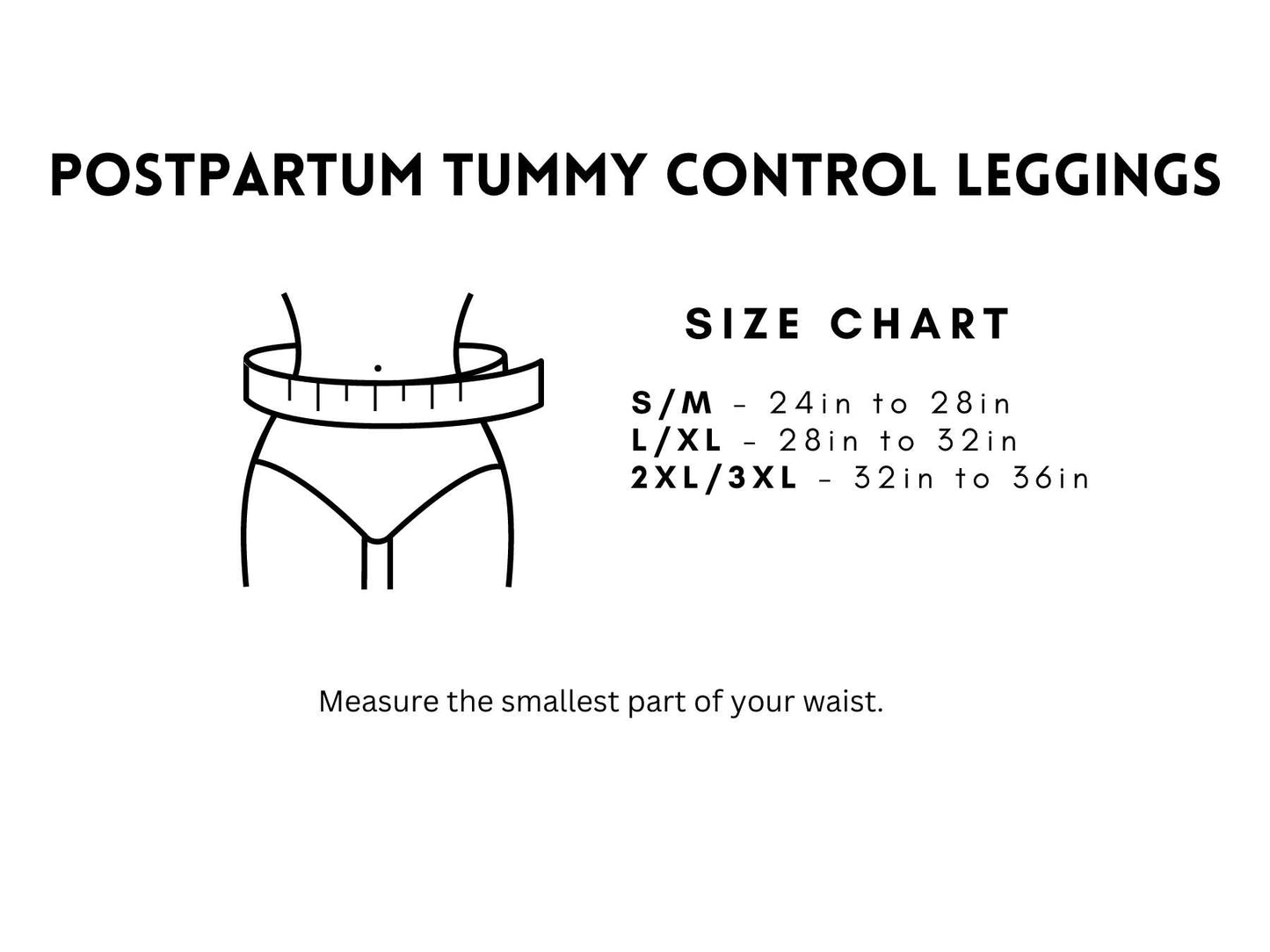 Postpartum Recovery and Tummy Control Leggings